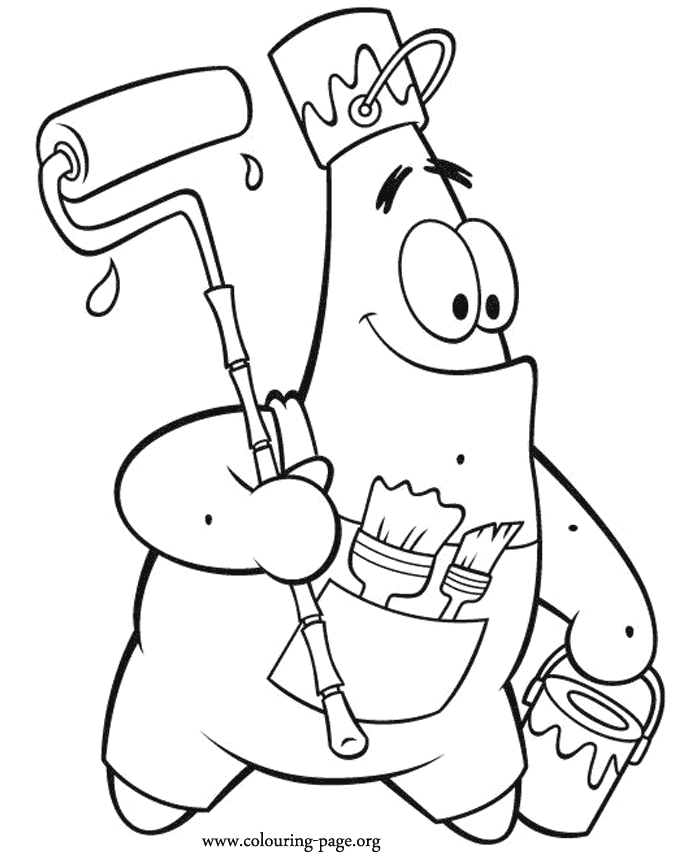 Patrick Estrela bob esponja desenhos para imprimir