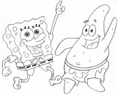 Patrick Estrela bob esponja para colorir