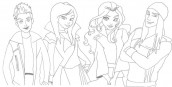 descendentes disney desenhos para colorir