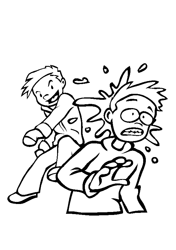 desenhos de bullying para imprimir 02