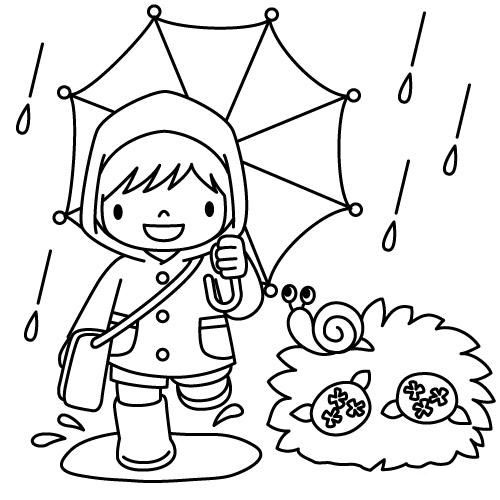 desenhos de chuva para pintar 02