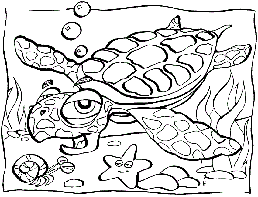 desenhos de oceano para colorir 02