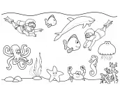 desenhos de oceano para colorir 03