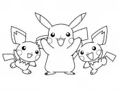 desenhos de pikachu para colorir 01