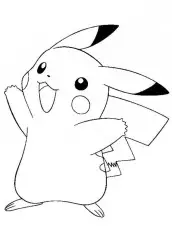 desenhos de pikachu para colorir 03
