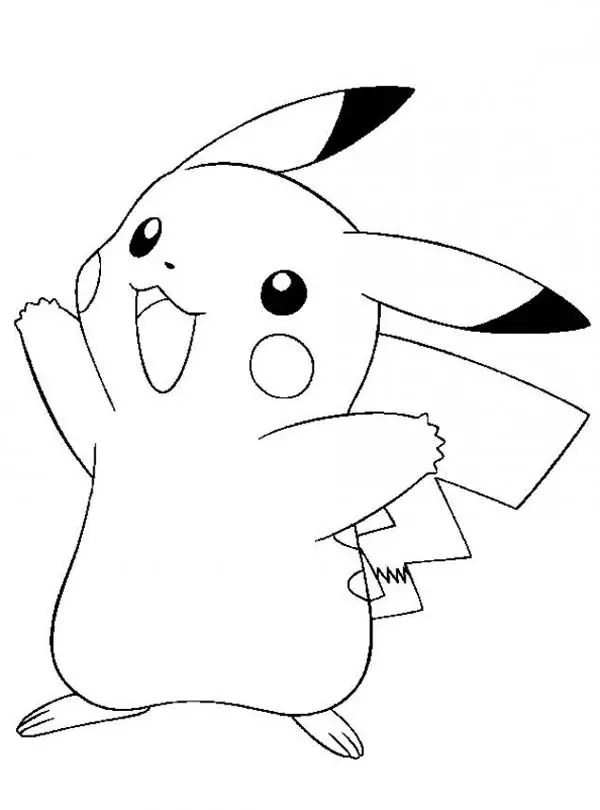 desenhos de pikachu para colorir 03