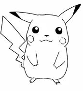 desenhos de pikachu para imprimir 01