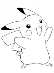 desenhos de pikachu para imprimir 02