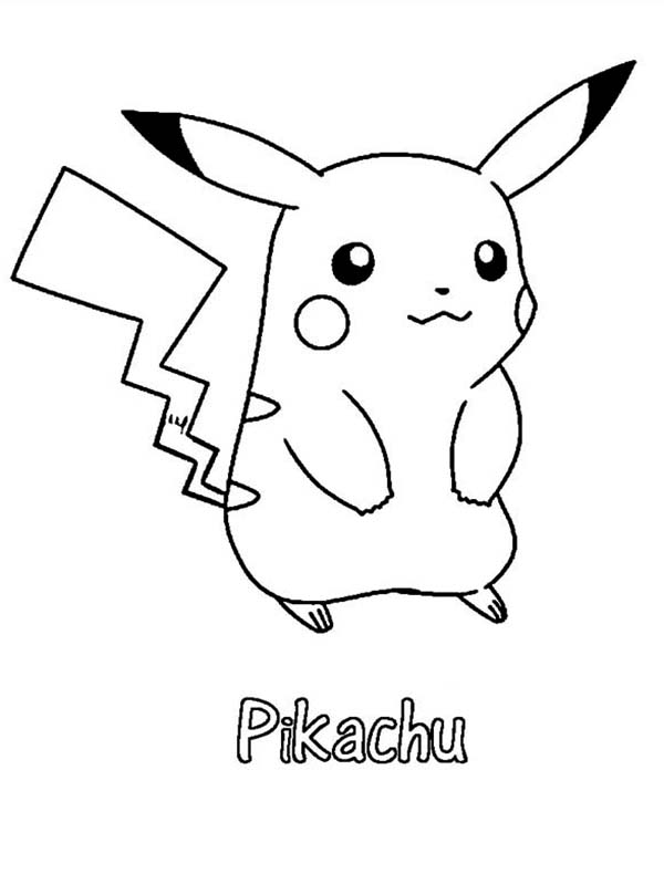 desenhos de pikachu para pintar 01