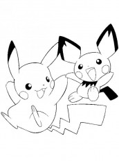 desenhos de pikachu para pintar 03