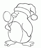 desenhos de pinguim para colorir 02