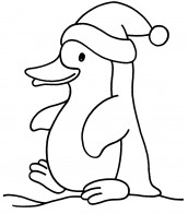 desenhos de pinguim para pintar 01