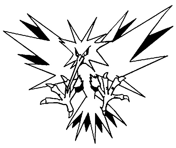 desenhos de zapdos para para colorir 02
