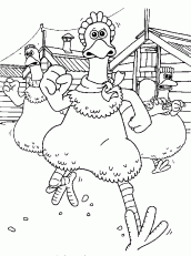desenhos para imprimir a fuga das galinhas 10