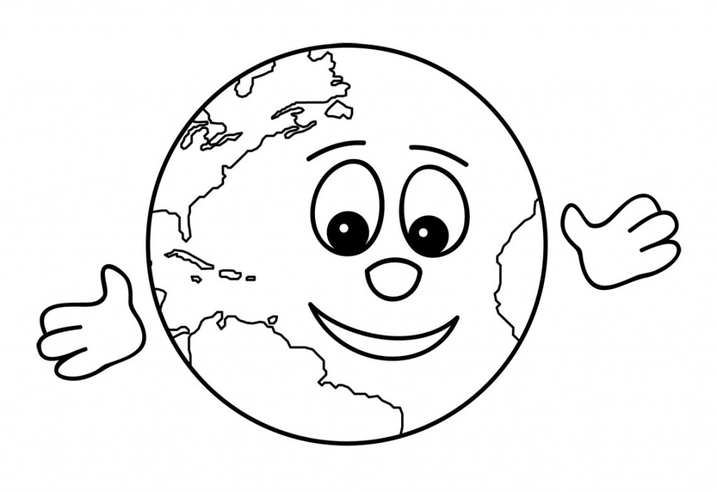 Desenhos para colorir do Planeta Terra