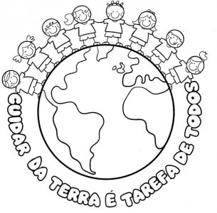 Desenhos para colorir do Planeta Terra