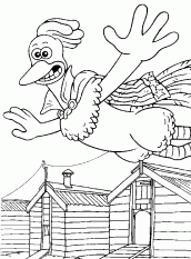 desenhos para pintar a fuga das galinhas 09