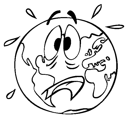 desenhos para pintar do planeta terra chorando 01