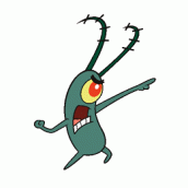 Plankton Bob Esponja para colorir