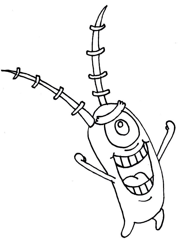 plankton bob esponja para imprimir