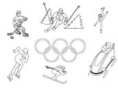 Desenhos de jogos olimpicos para colorir