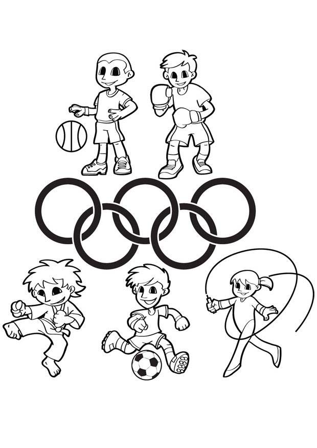 olimpiadas para colorir