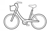 bicicleta para pintar
