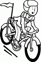 Desenho de Bicicleta infantil para Colorir - Colorir.com