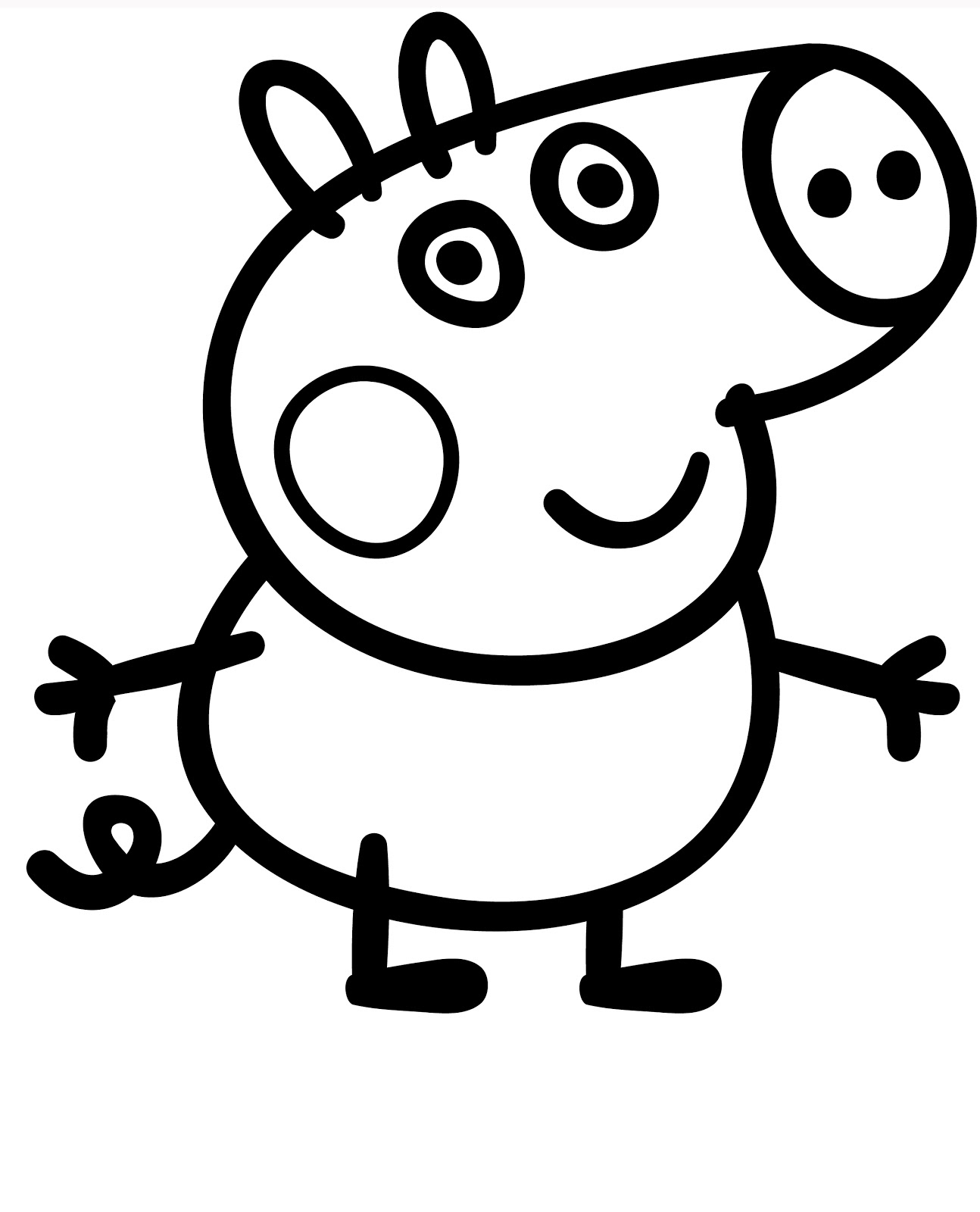 desenho de pintar da peppa