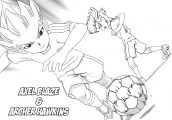 desenhos de inazuma eleven go para colorir