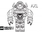 desenhos de lego nexo knights para pintar