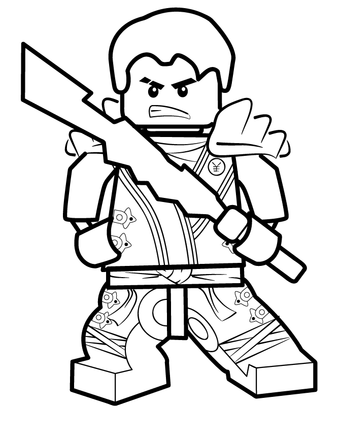 desenhos de lego ninjago para colorir