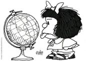 desenhos de mafalda para colorir