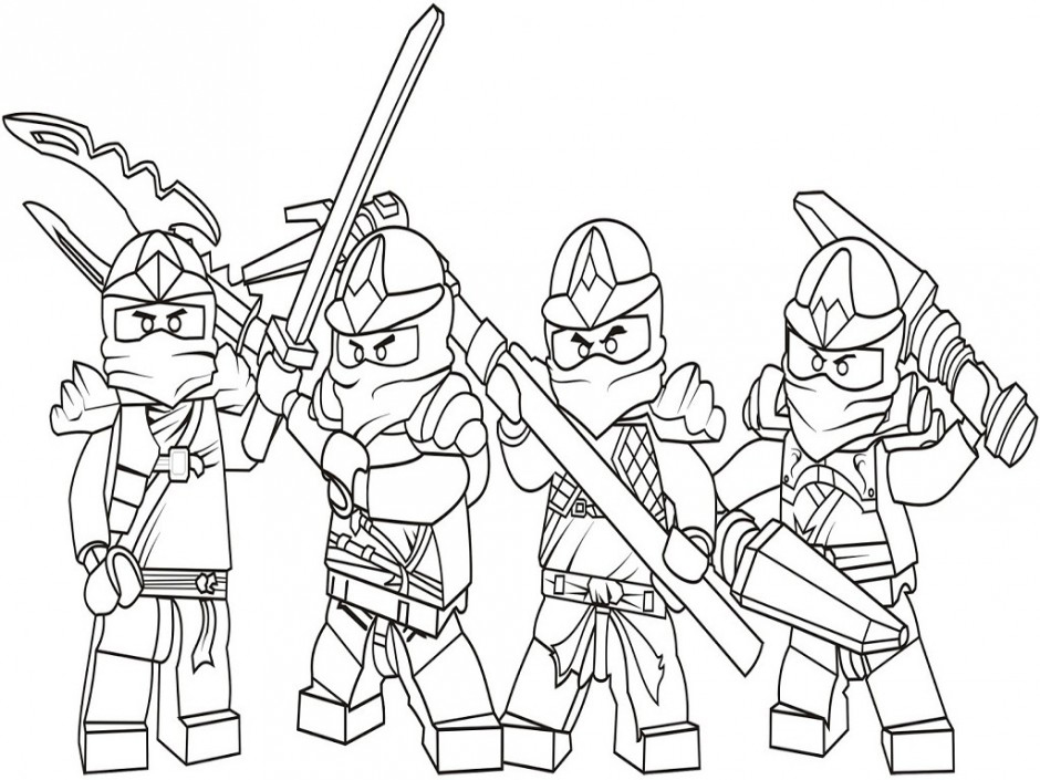 desenhos do ninjago para colorir