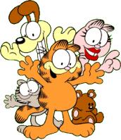 Garfield para colorir