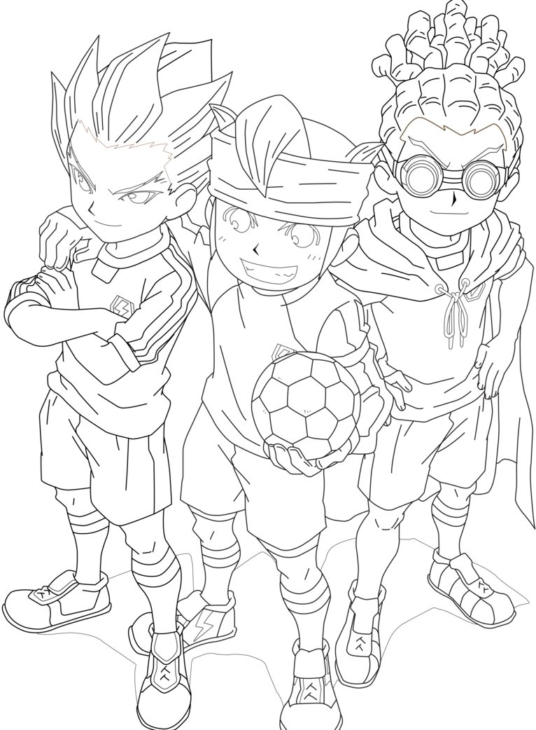 inazuma eleven go para imprimir