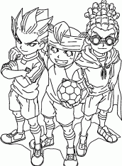 inazuma eleven go para pintar