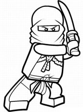 lego ninjado desenho para colorir