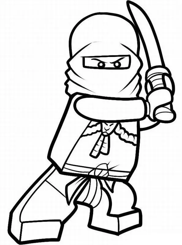 lego ninjado desenho para colorir