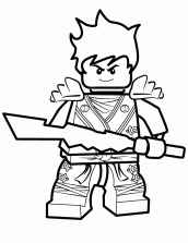 lego ninjago imagem para colorir