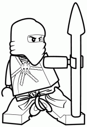 lego ninjago para colorir