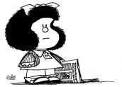 mafalda para colorir