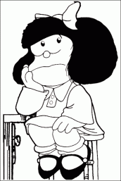 mafalda para imprimir