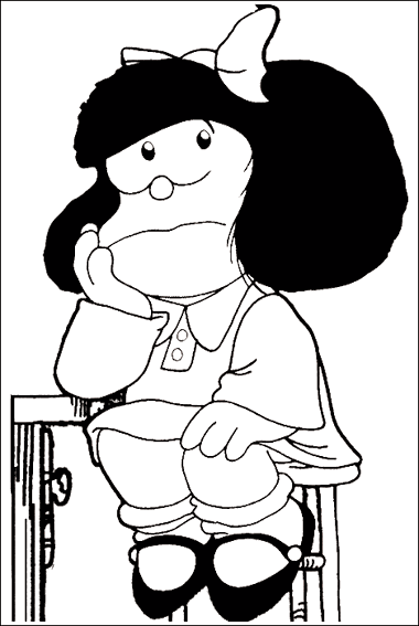 mafalda para imprimir