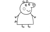 mamae da peppa pig para colorir