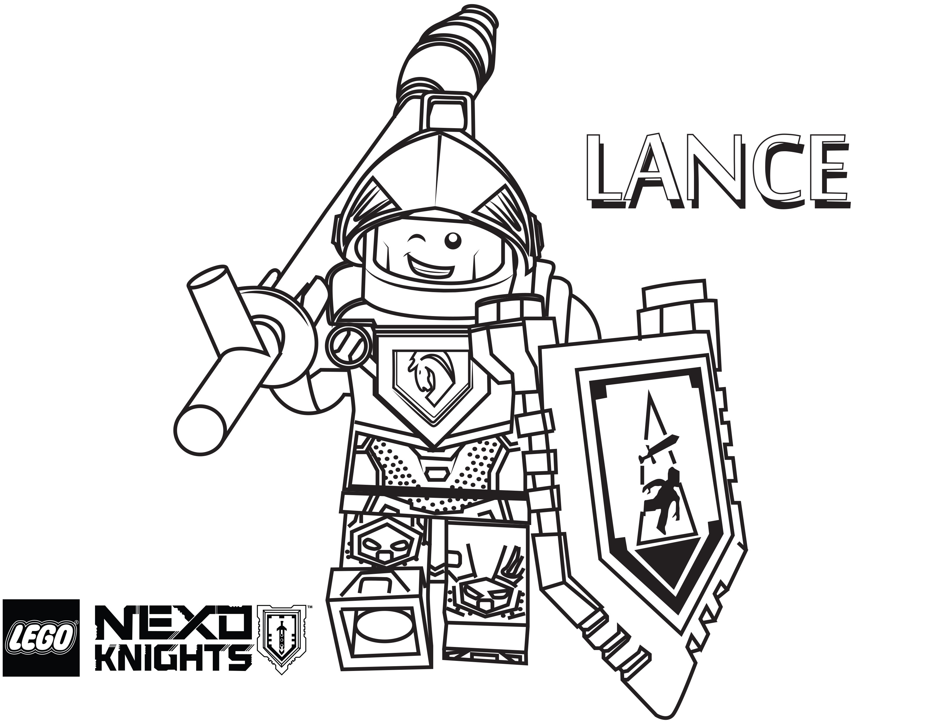 nexo knights para imprimir