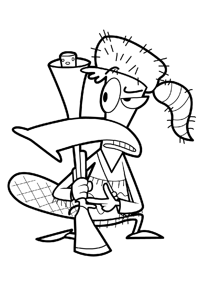 camp lazlo para colorir