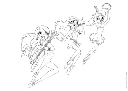 desenhos de lolirock para pintar