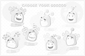 desenhos de oddbods para pintar