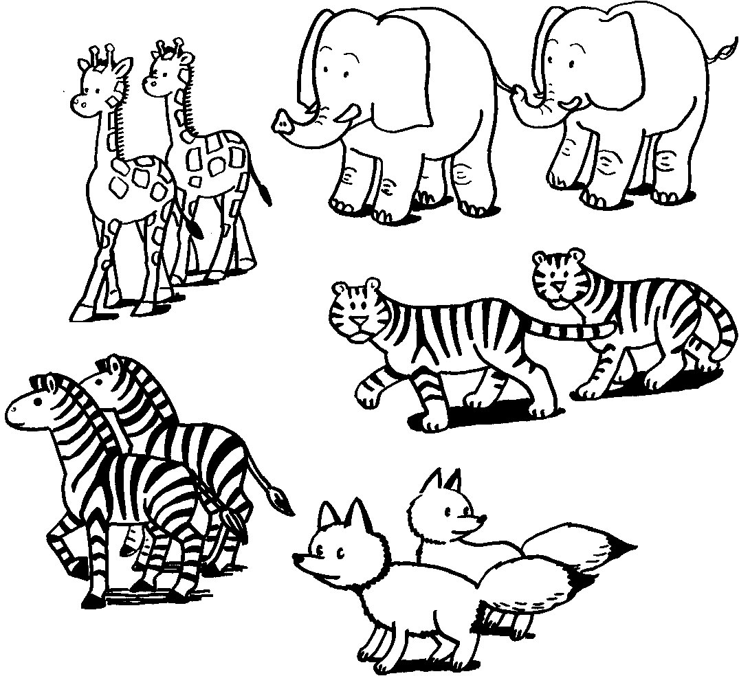 imagem de dia mundial dos animais para colorir